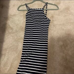 Windsor striped midi dress
